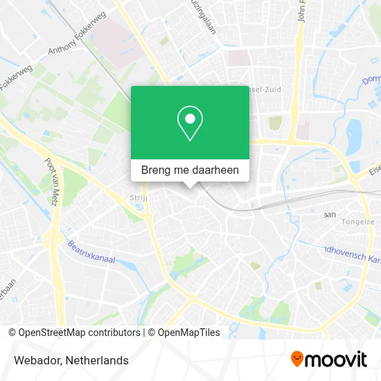 Webador kaart