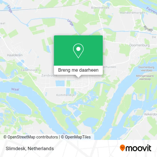 Slimdesk kaart