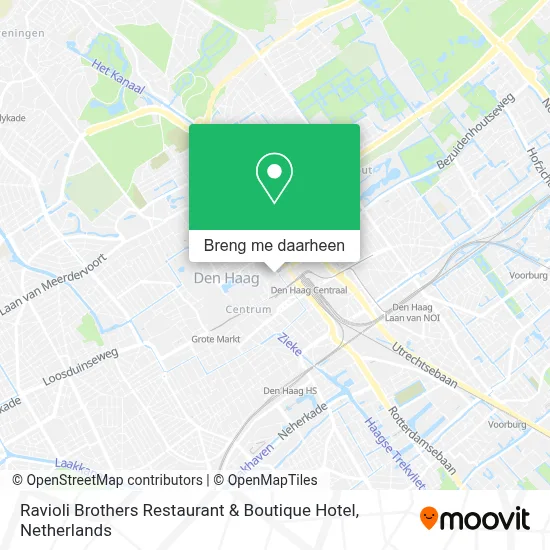 Ravioli Brothers Restaurant & Boutique Hotel kaart