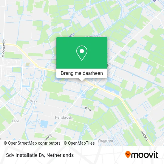 Sdv Installatie Bv kaart