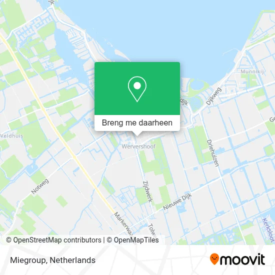 Miegroup kaart
