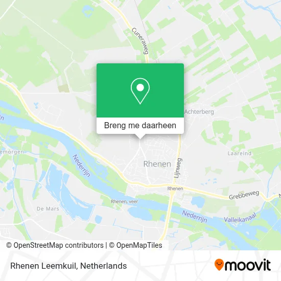 Rhenen Leemkuil kaart