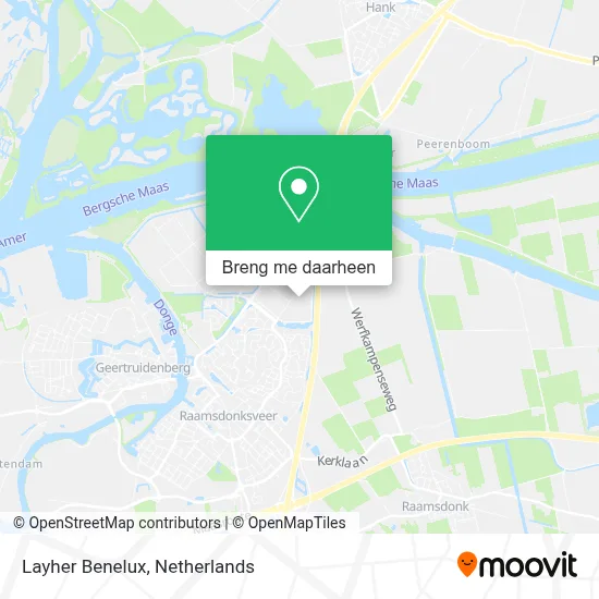 Layher Benelux kaart