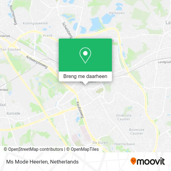 Ms Mode Heerlen kaart