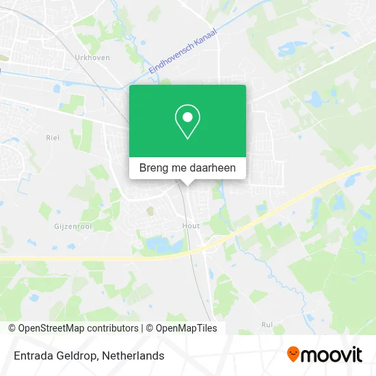 Entrada Geldrop kaart