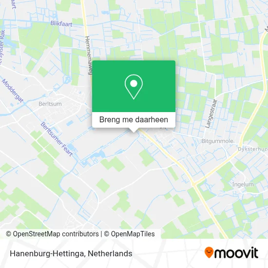 Hanenburg-Hettinga kaart