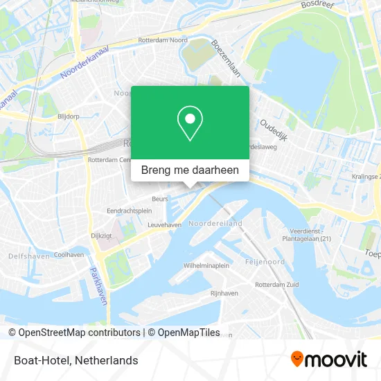 Boat-Hotel kaart