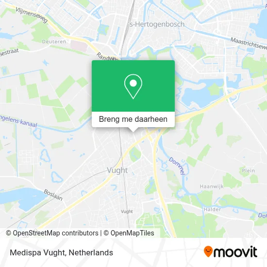 Medispa Vught kaart