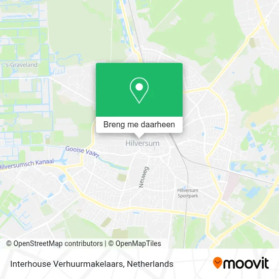 Interhouse Verhuurmakelaars kaart