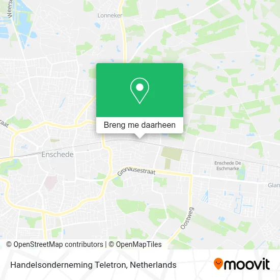 Handelsonderneming Teletron kaart