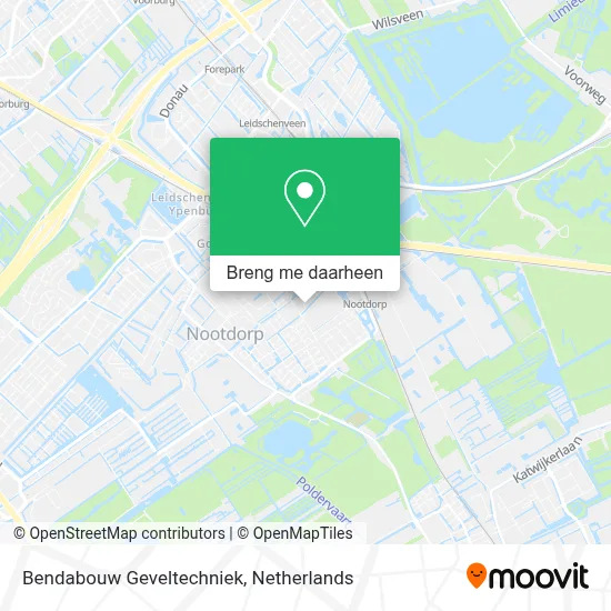 Bendabouw Geveltechniek kaart