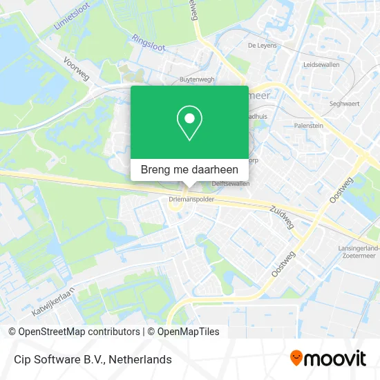 Cip Software B.V. kaart