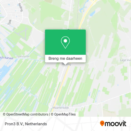 Pron3 B.V. kaart