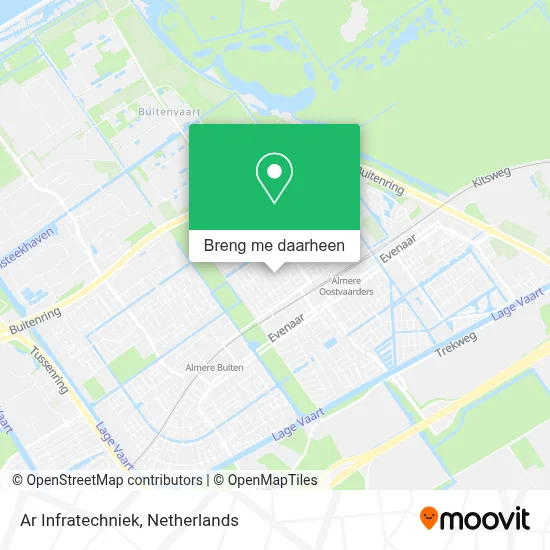 Ar Infratechniek kaart