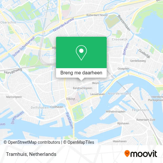 Tramhuis kaart