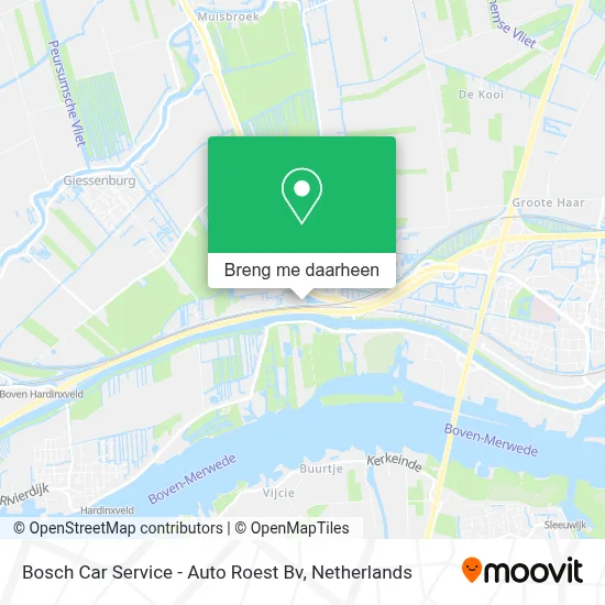 Bosch Car Service - Auto Roest Bv kaart