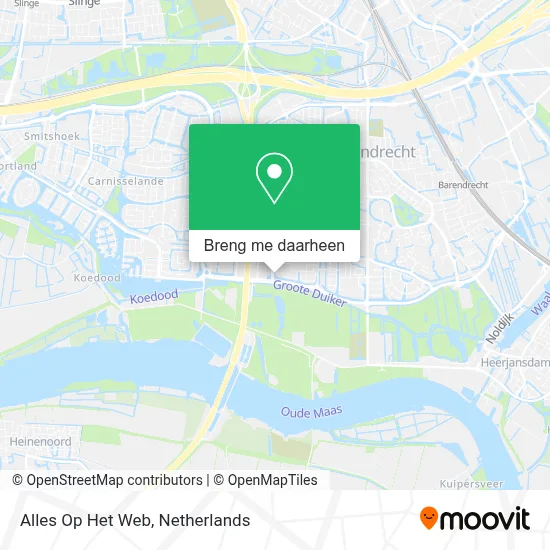 Alles Op Het Web kaart