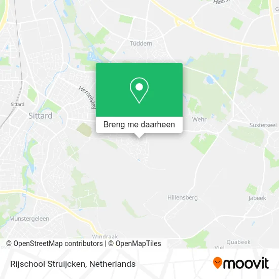 Rijschool Struijcken kaart