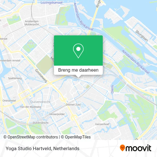 Yoga Studio Hartveld kaart
