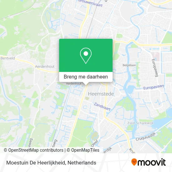 Moestuin De Heerlijkheid kaart