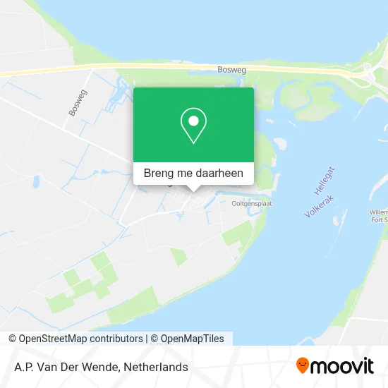 A.P. Van Der Wende kaart