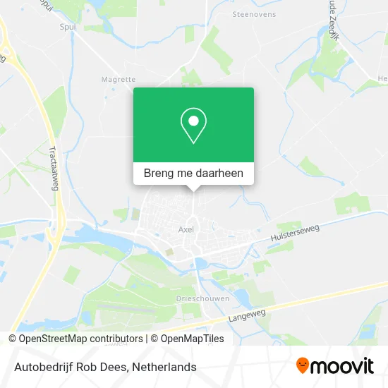 Autobedrijf Rob Dees kaart