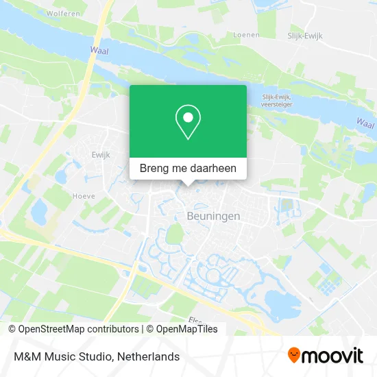 M&M Music Studio kaart