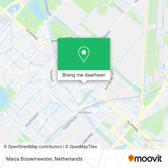 Marja Bouwmeester kaart