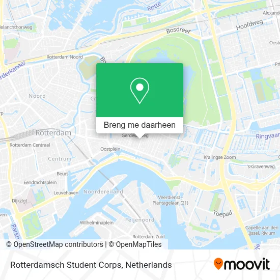 Rotterdamsch Student Corps kaart