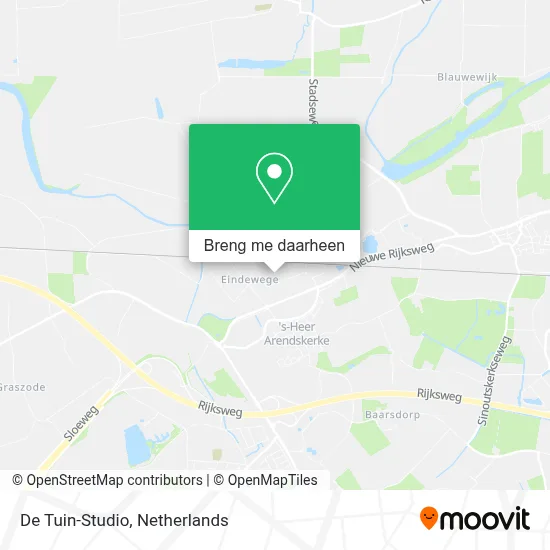 De Tuin-Studio kaart