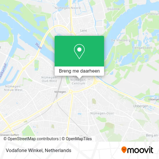 Vodafone Winkel kaart