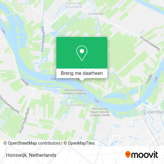 Honswijk kaart