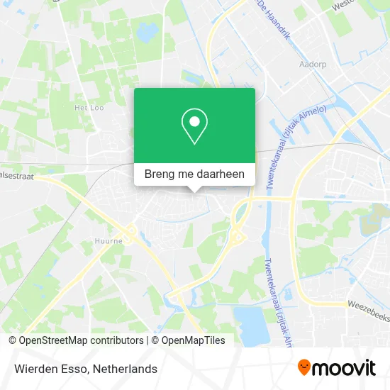 Wierden Esso kaart