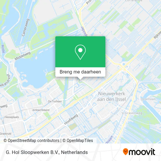 G. Hol Sloopwerken B.V. kaart
