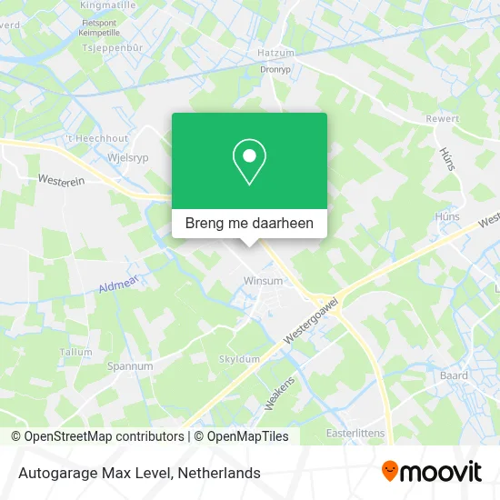 Autogarage Max Level kaart