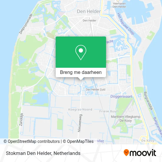 Stokman Den Helder kaart