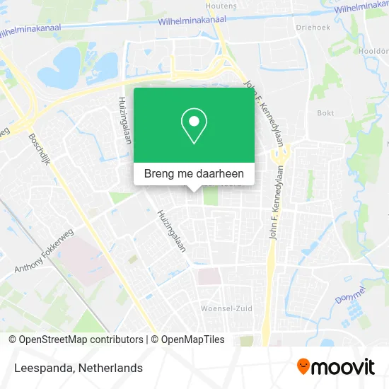 Leespanda kaart