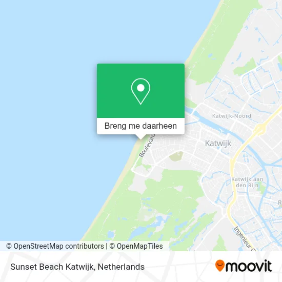 Sunset Beach Katwijk kaart