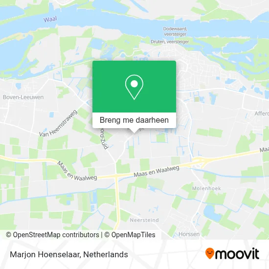 Marjon Hoenselaar kaart