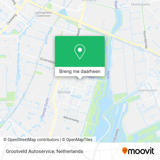 Grootveld Autoservice kaart