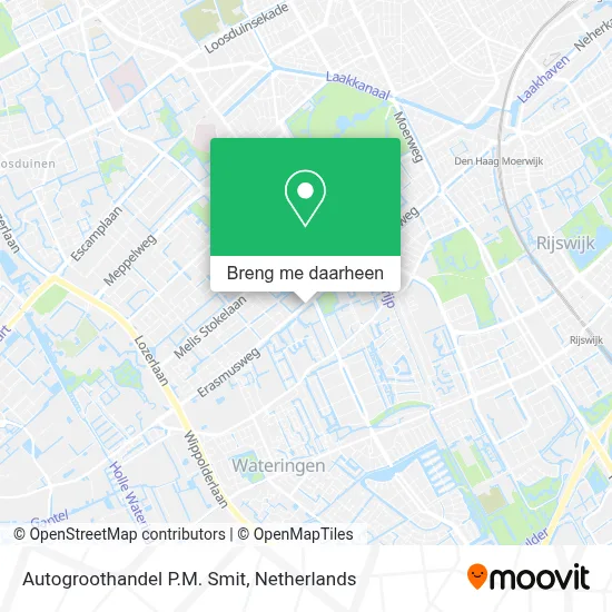 Autogroothandel P.M. Smit kaart