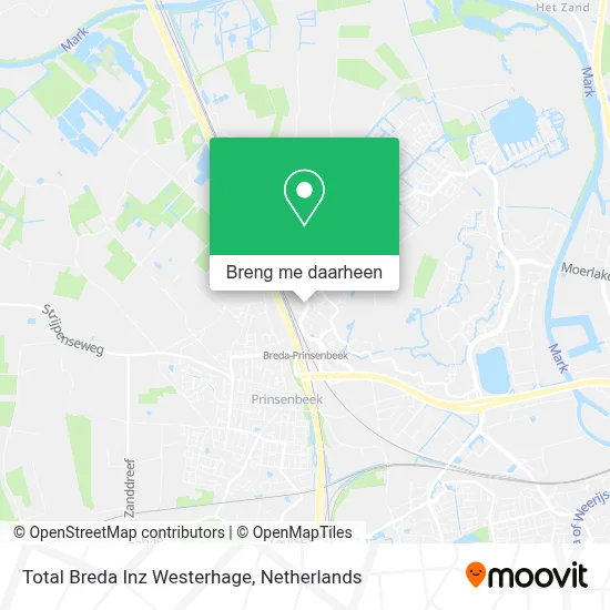 Total Breda Inz Westerhage kaart