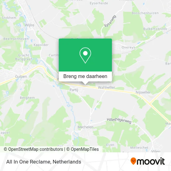 All In One Reclame kaart