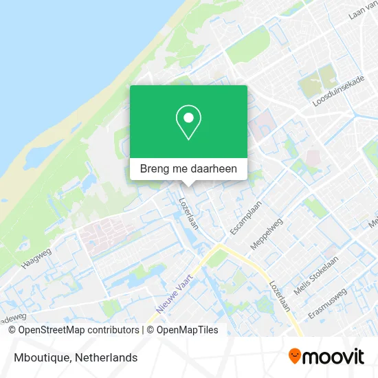 Mboutique kaart