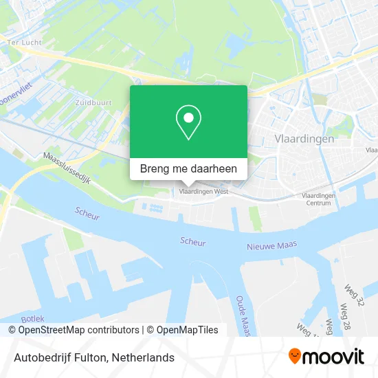 Autobedrijf Fulton kaart
