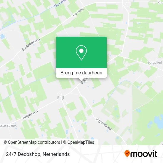 24/7 Decoshop kaart
