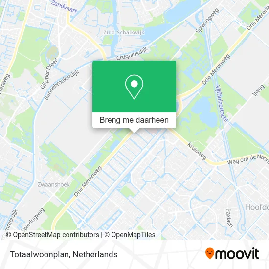 Totaalwoonplan kaart