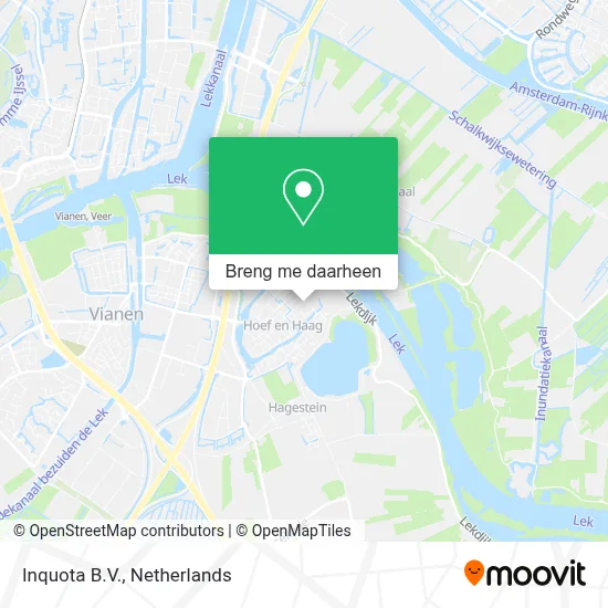 Inquota B.V. kaart
