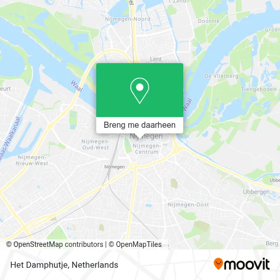 Het Damphutje kaart