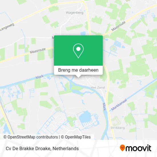 Cv De Brakke Droake kaart